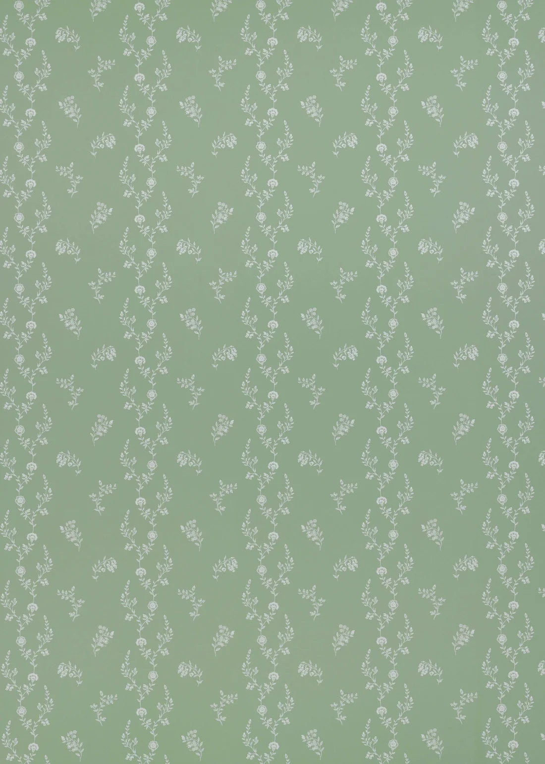 Indienne Lace Wallpaper - Sea Green