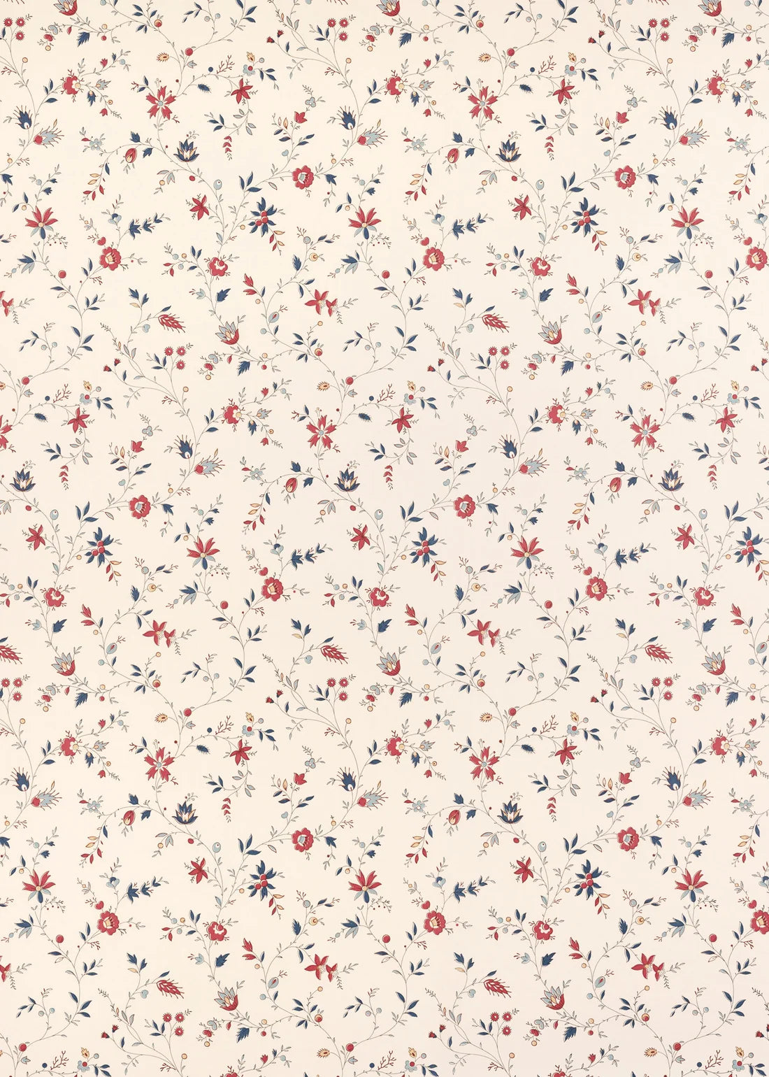 Indienne Trailing Wallpaper - Marseilles