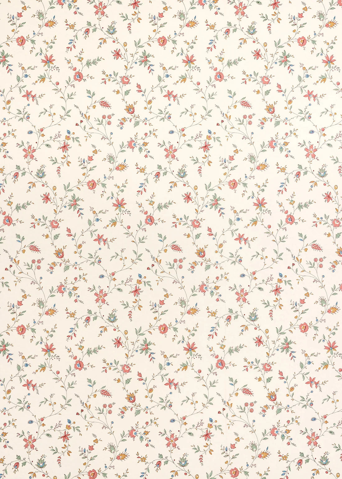 Indienne Trailing Wallpaper - Meadow