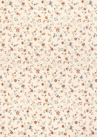 Indienne Trailing Wallpaper - Russet