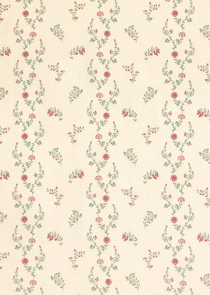 Indienne Vine - Crimson/Rose