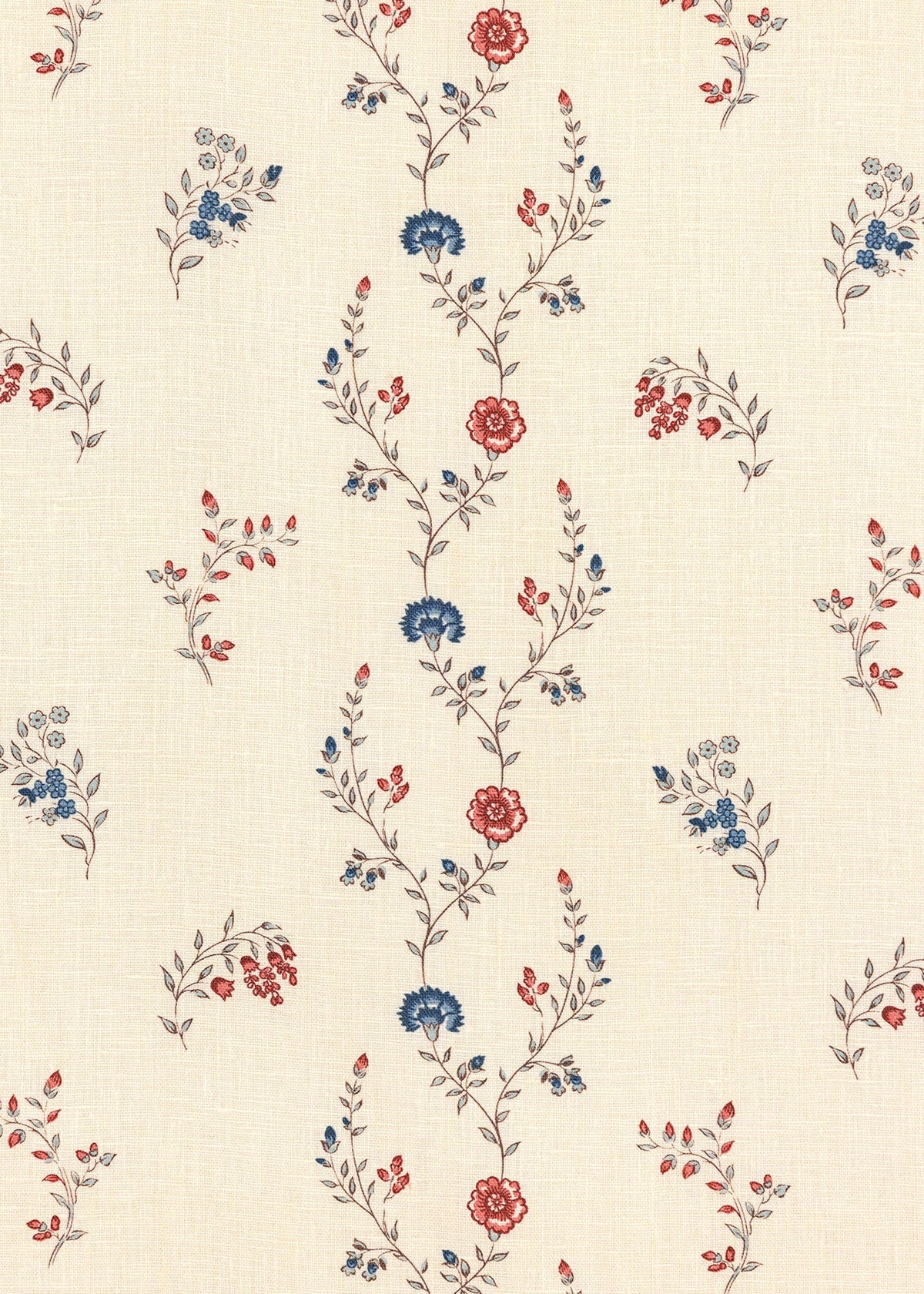 Indienne Vine - Ruby/Indigo