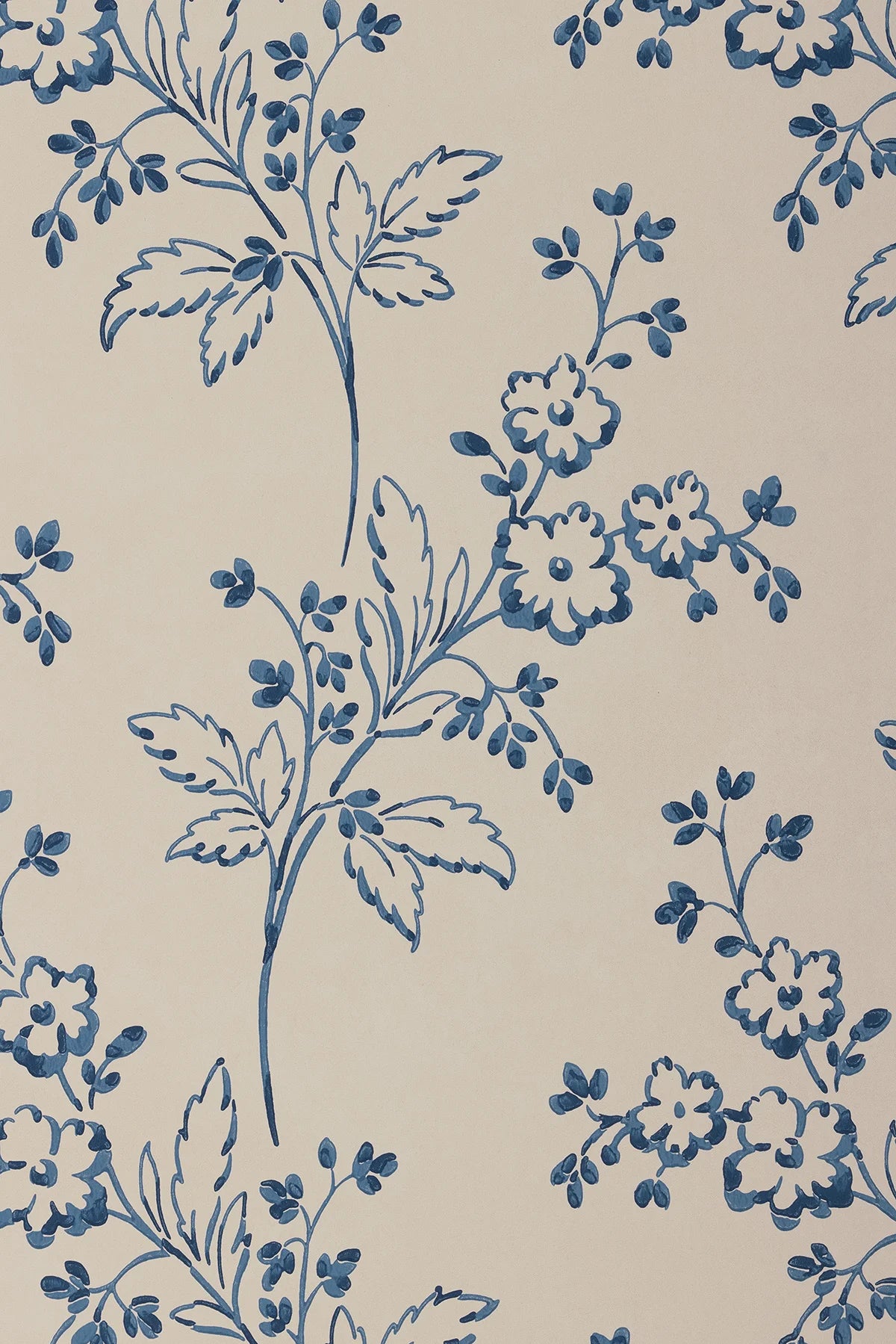 Colette Wallpaper - Indigo