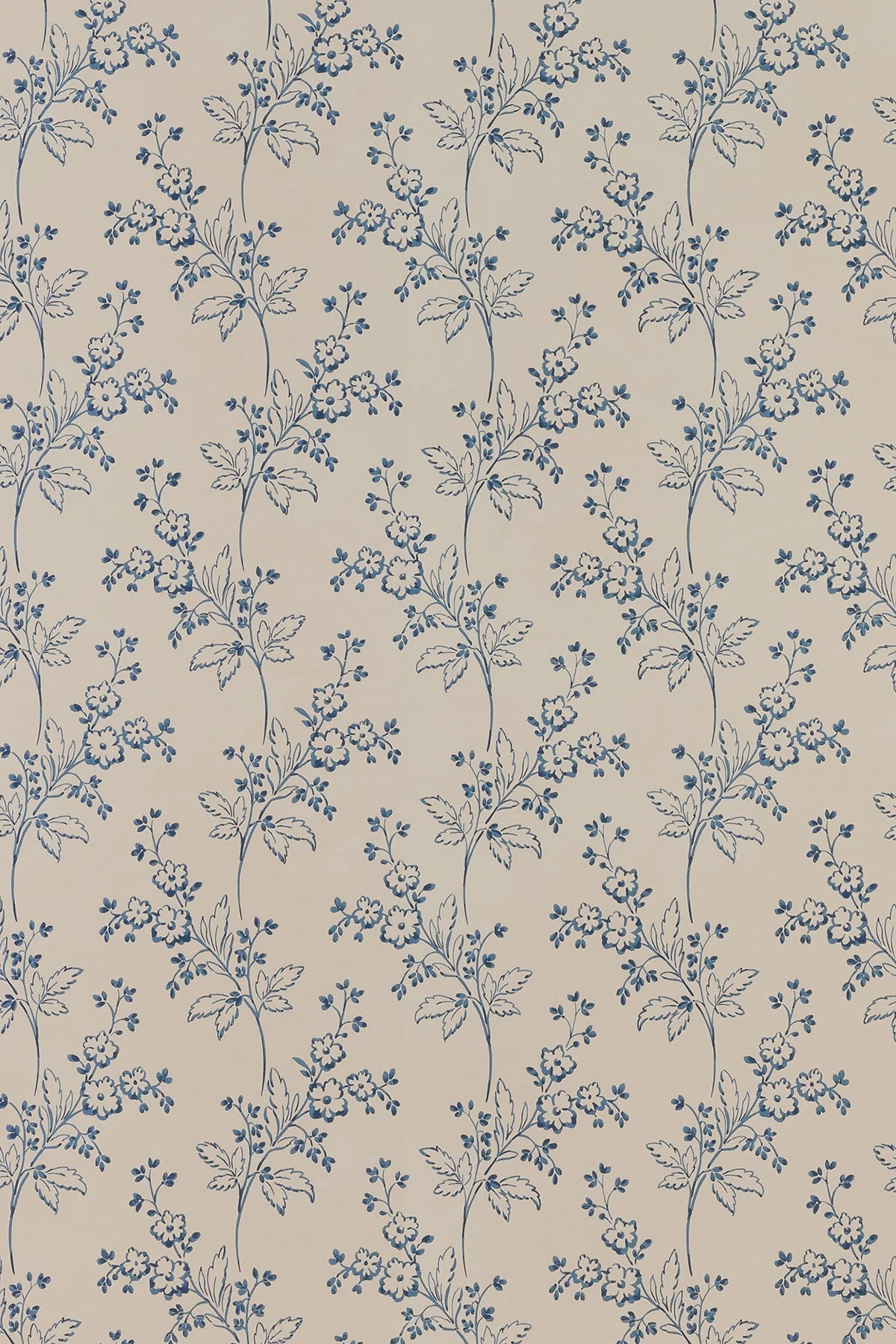 Colette Wallpaper - Indigo