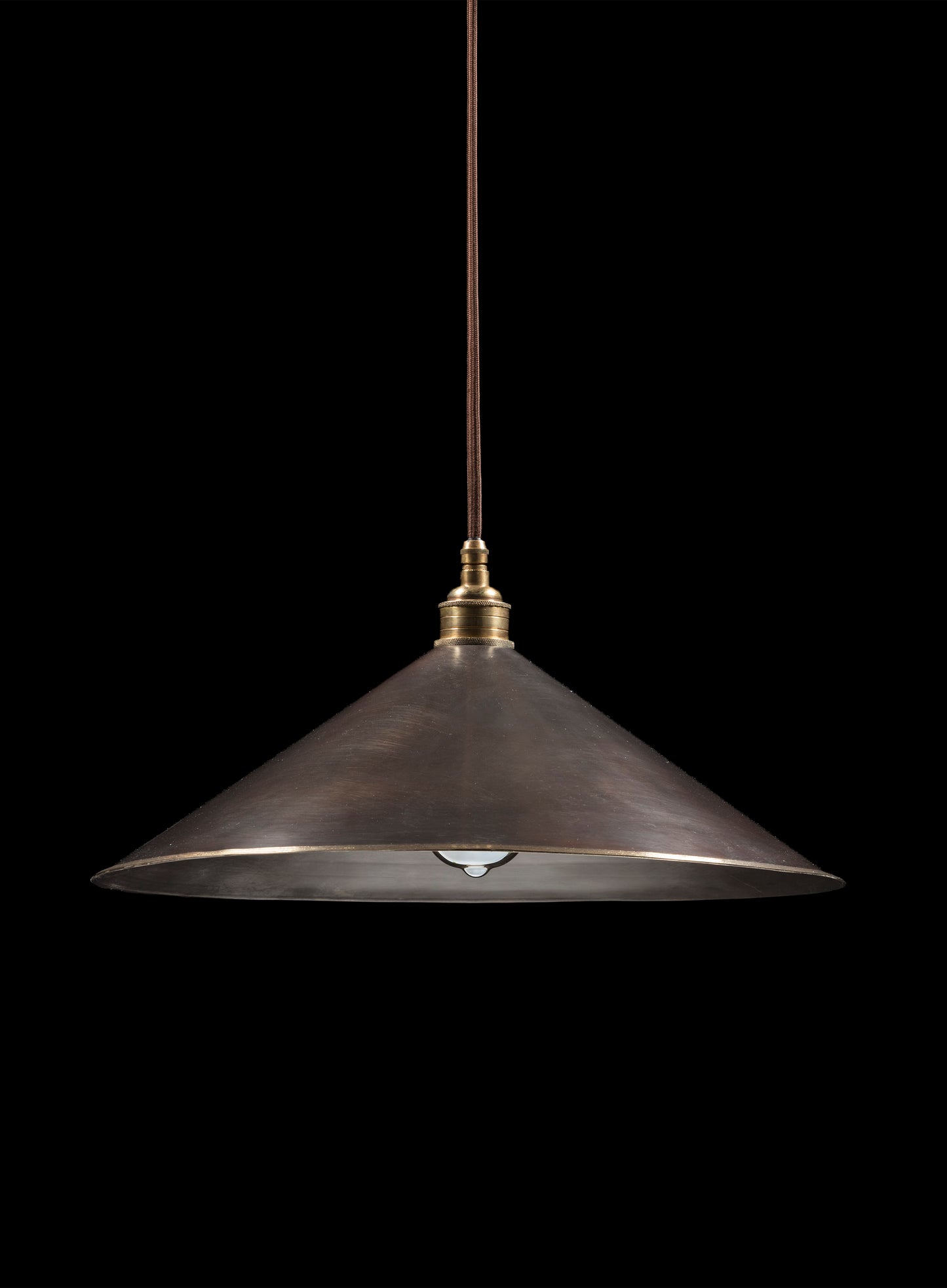 Kick Hanging Light (Reeded Shade) (Large)