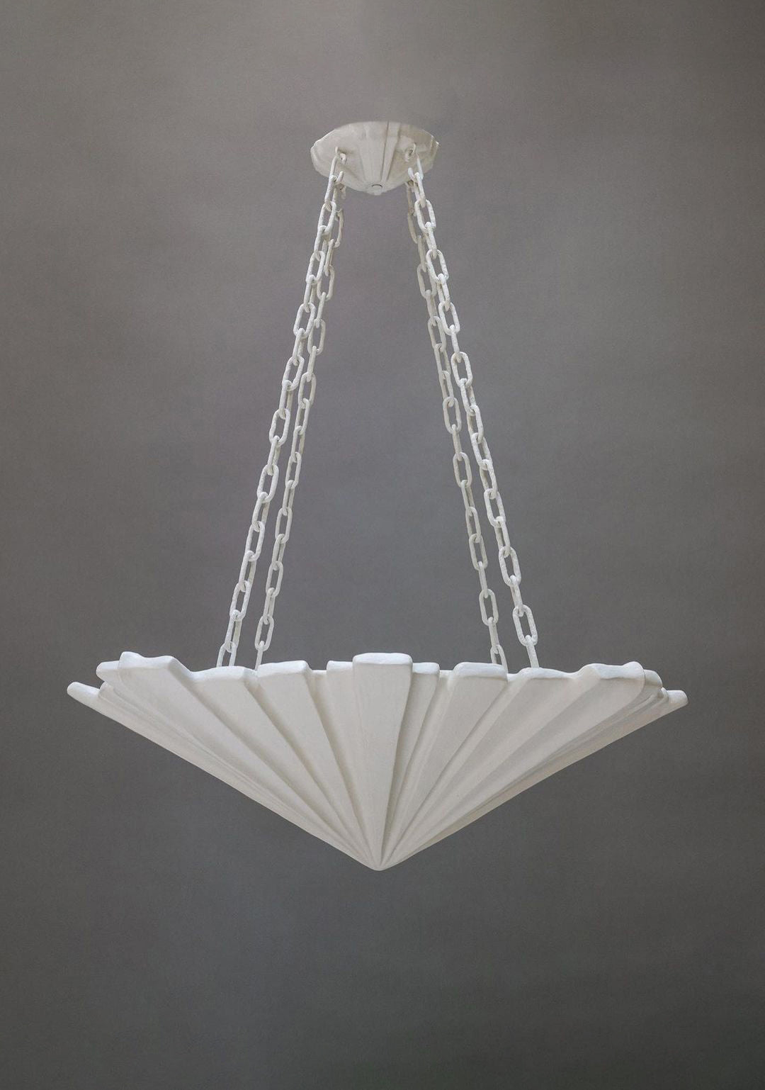James Pendant Large - White Plaster