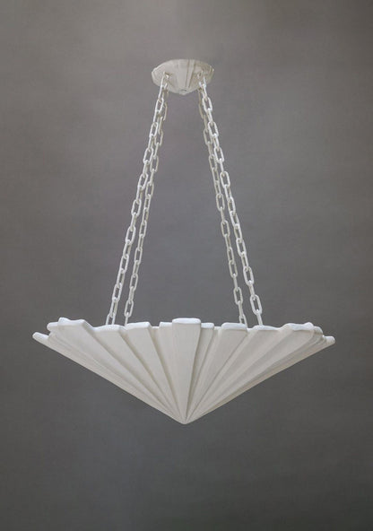 James Pendant Large - White Plaster