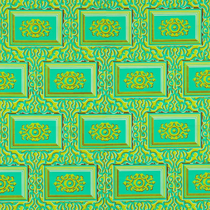 Dundurn Castle Ashlar Wallpaper - Kelee Katillac Colorway