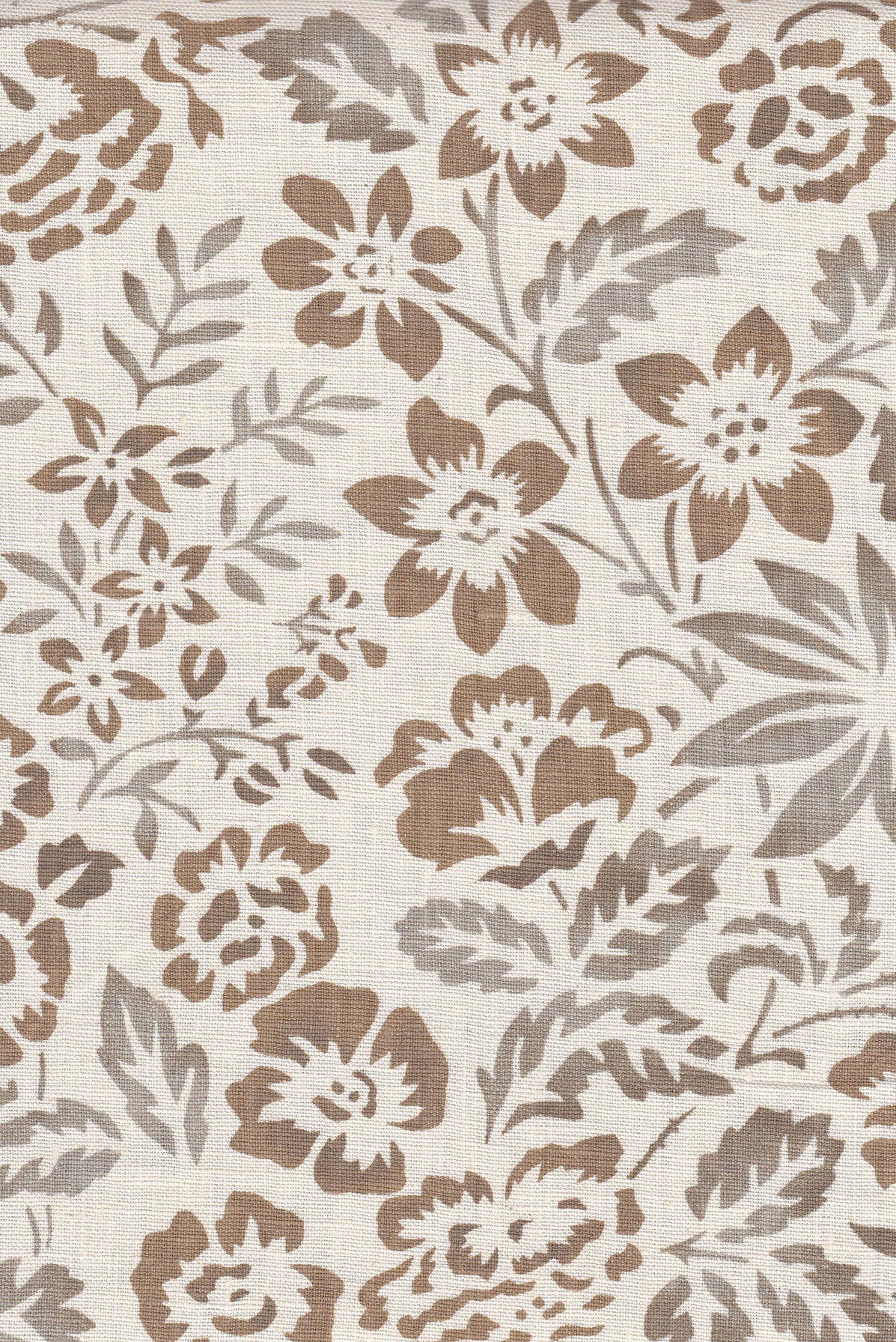 Kent - Beige/Dovecote on Ecru Linen