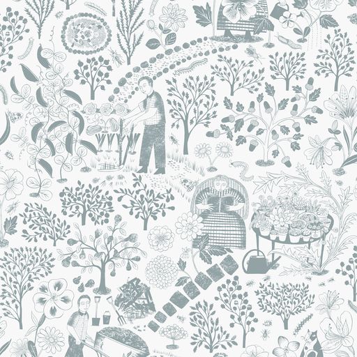 Pathways Wallpaper - Pigeon on Chalk