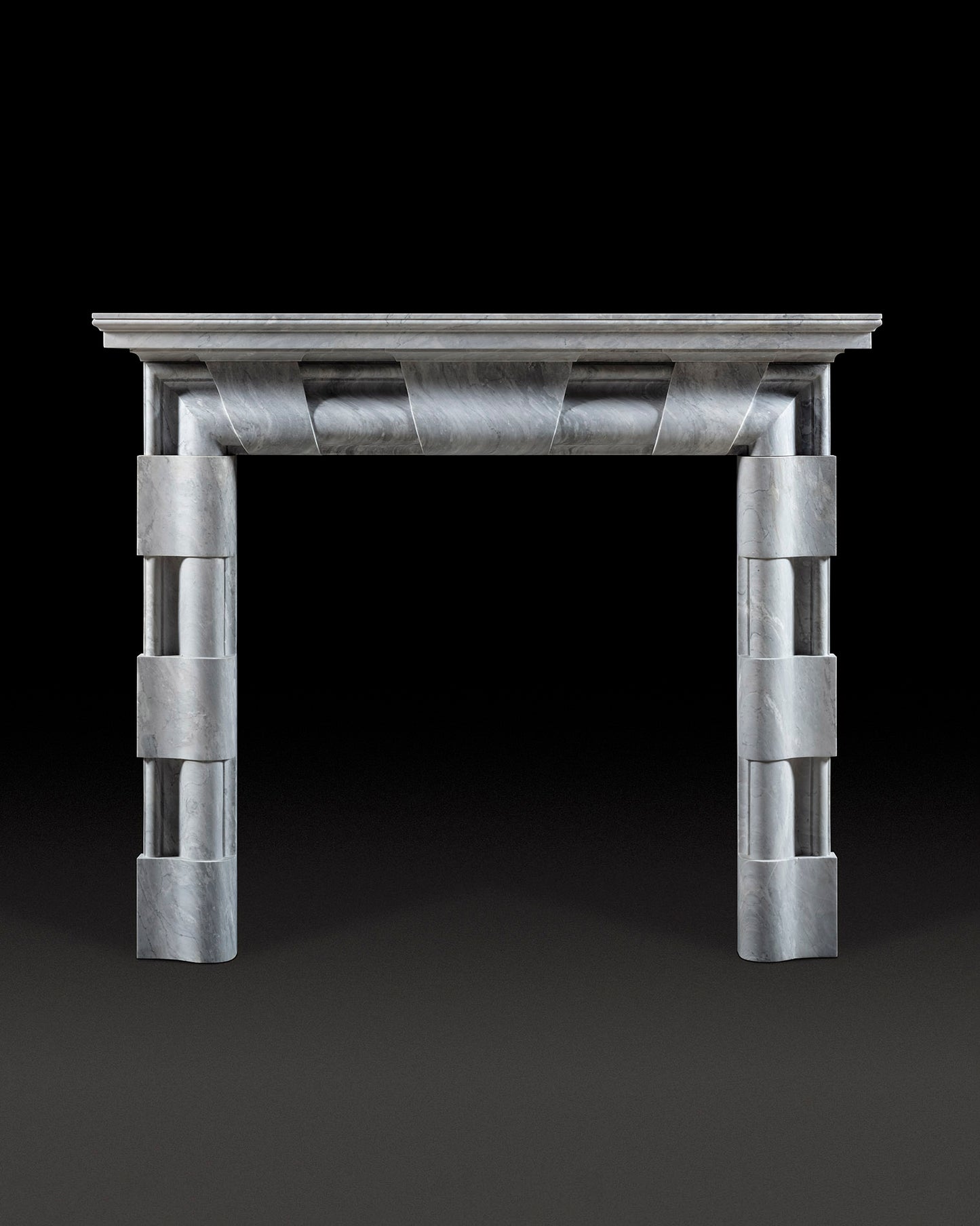 Langley Chimneypiece - Bardiglio Marble