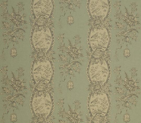 Les Oiseaux Wallpaper - Duck Egg