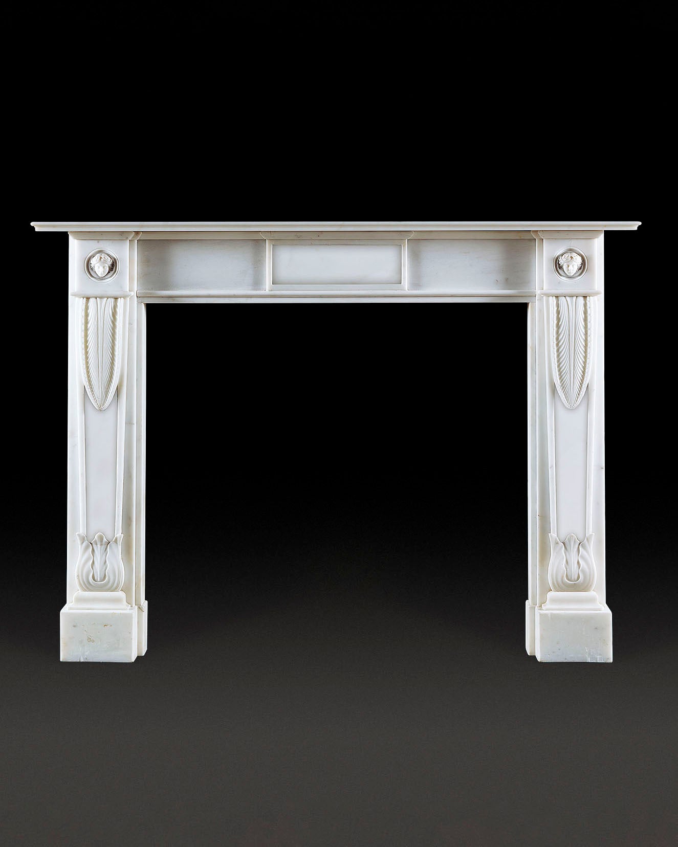 Lichfield Chimneypiece - White Marble