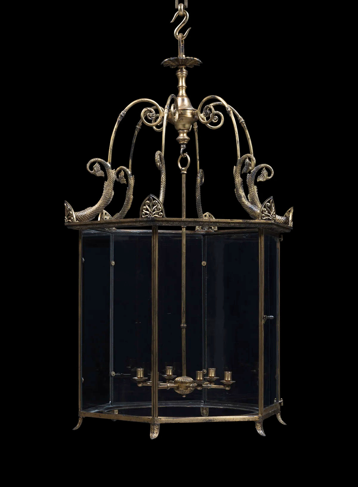 Dolphin Hanging Lantern (Grand)