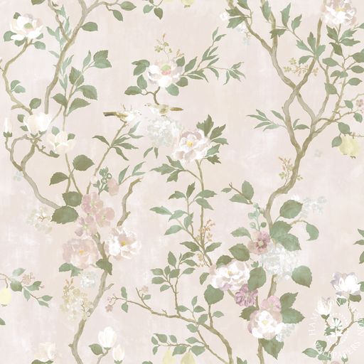 Peony Garden Wallpaper - Blush