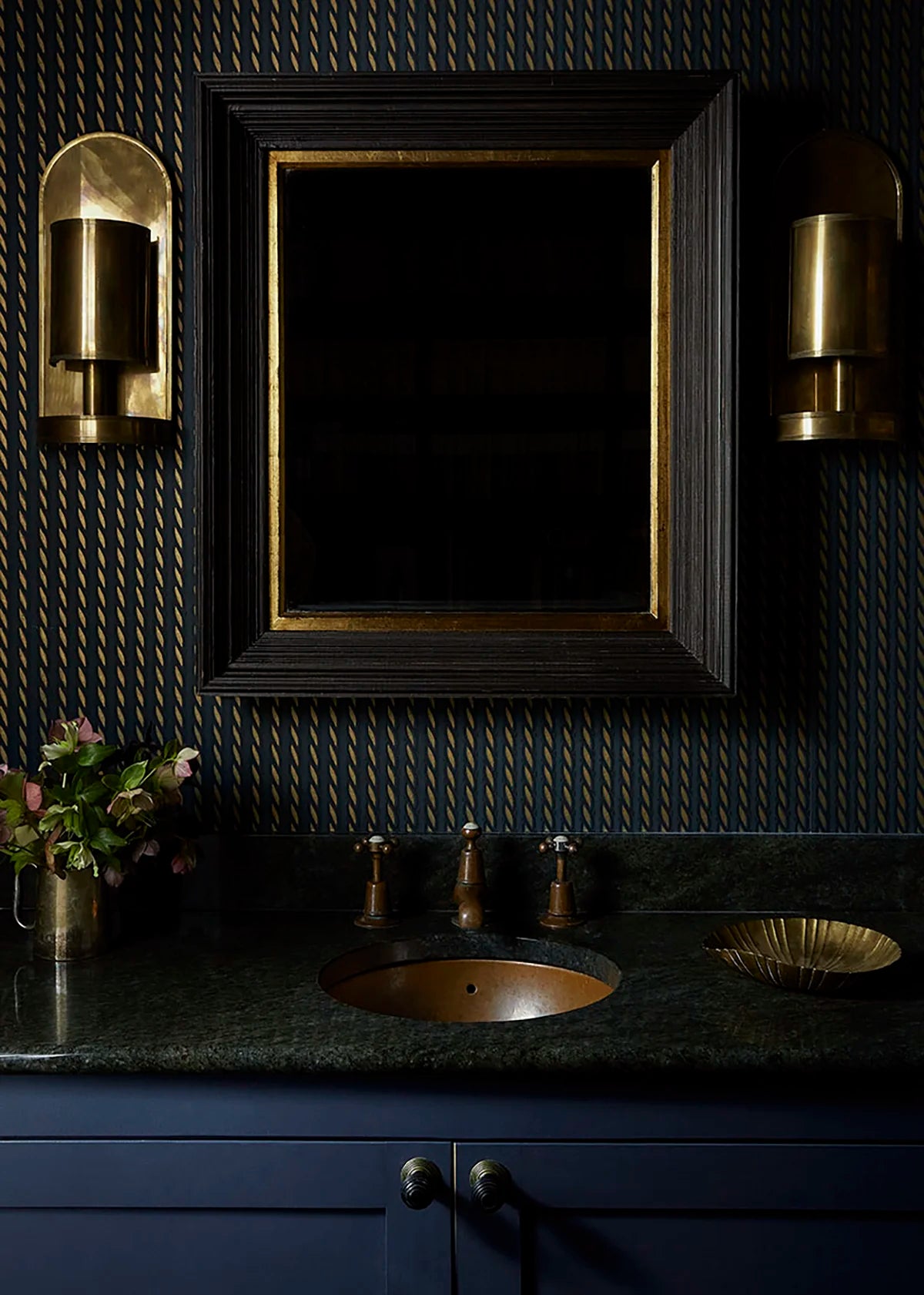 Gilded Rope Wallpaper - Cocoa