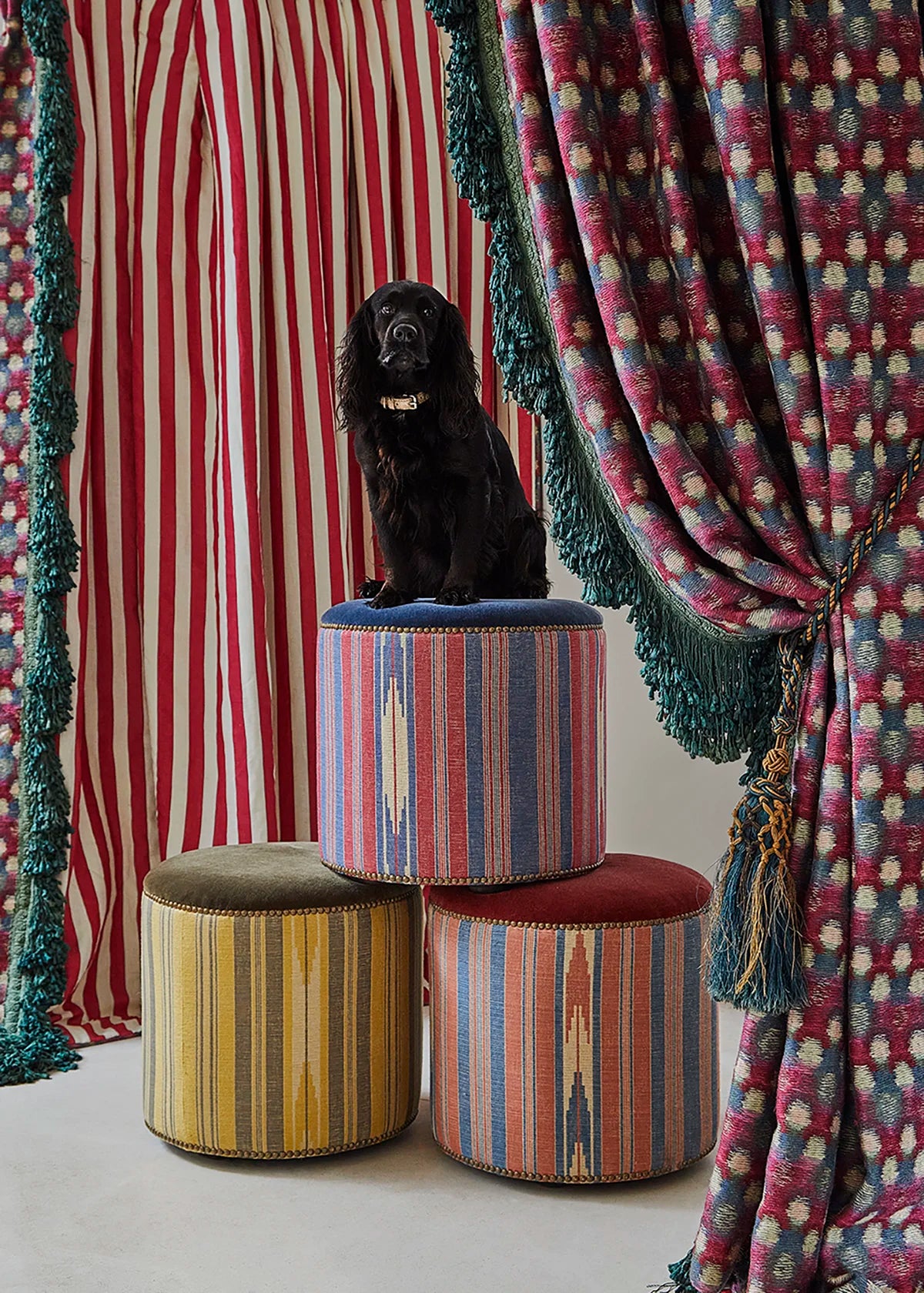 Oulton Stripe - Scarlet