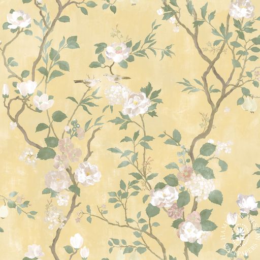 Peony Garden Wallpaper - Sunshine