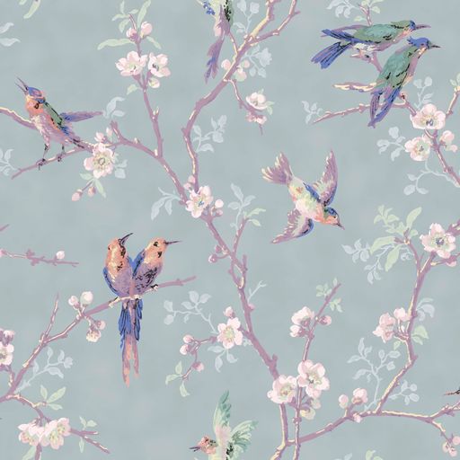 Bird and Blossom Wallpaper - 1