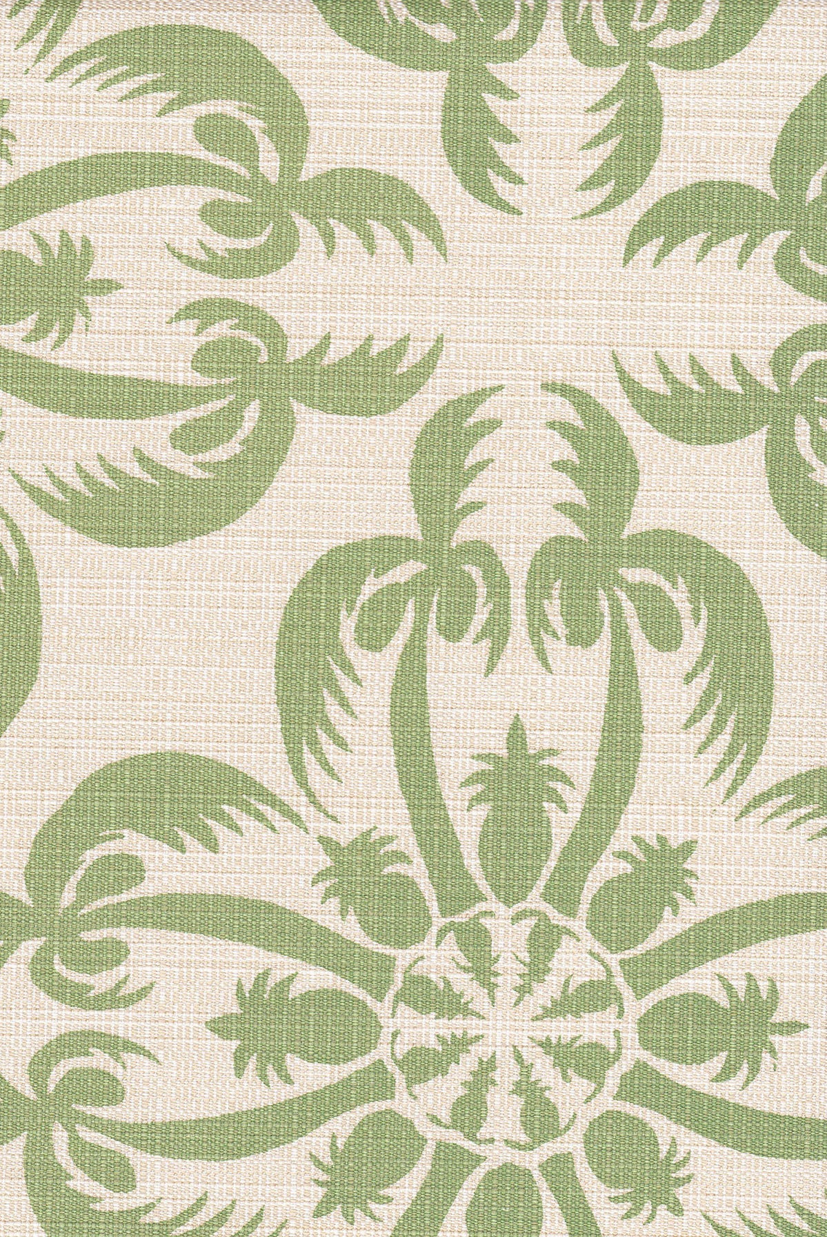 Oasis - Oasis Green on Antique Beige Acrylic
