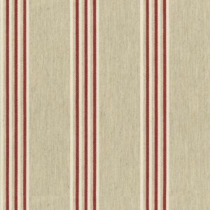 Henley Stripe - Cream/Peony