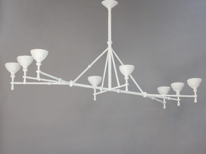Ostafin Chandelier - White Plaster