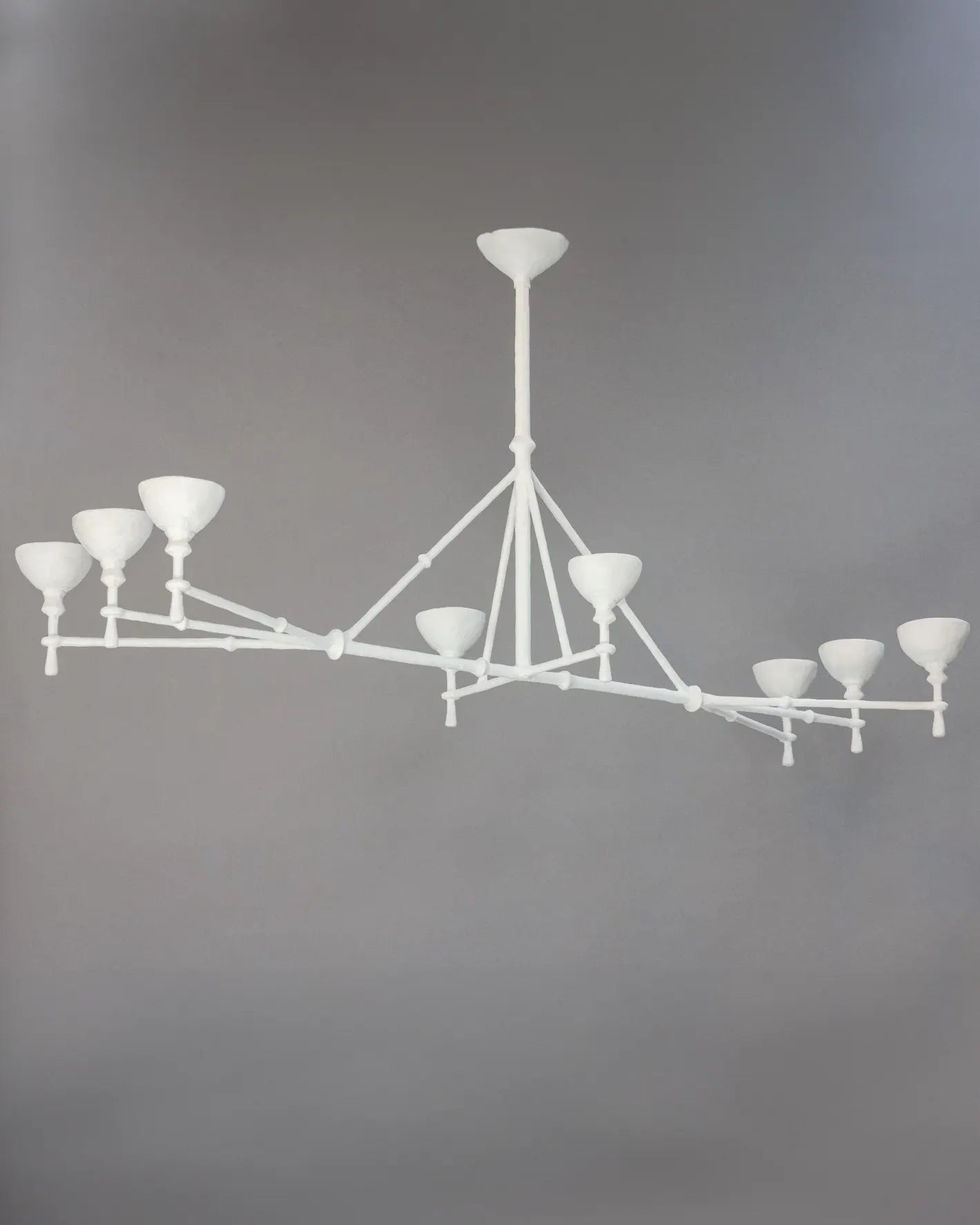 Ostafin Chandelier - White Plaster