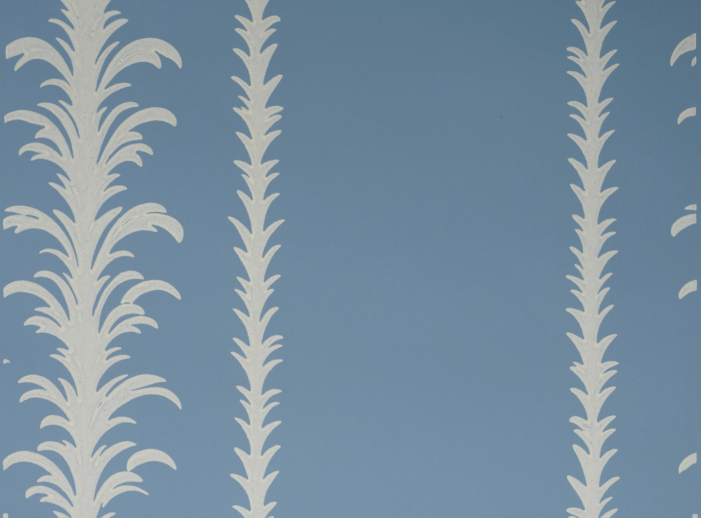 Palm Stripe Wallpaper - Alexander Blue
