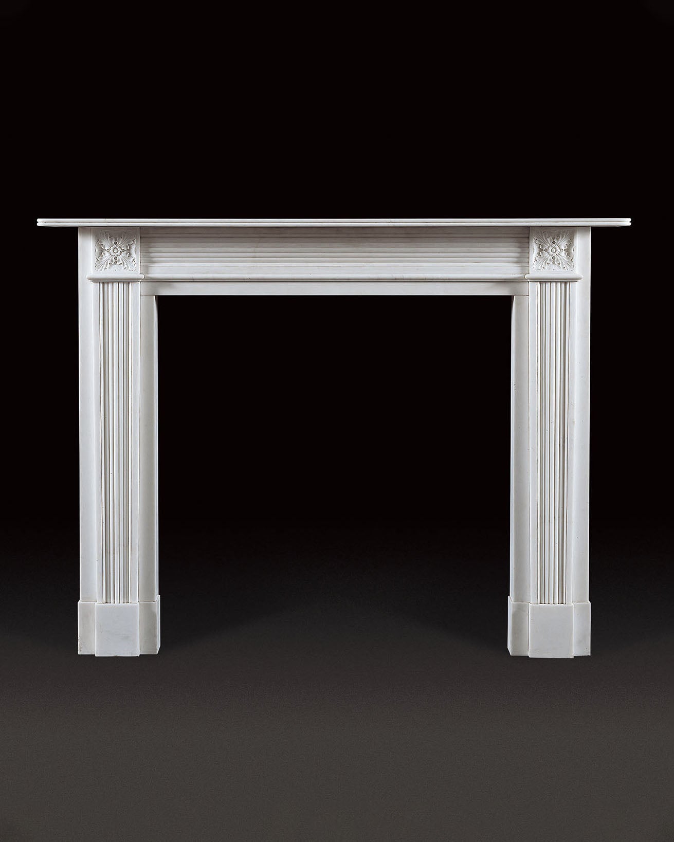 Pelham Chimneypiece - White Marble