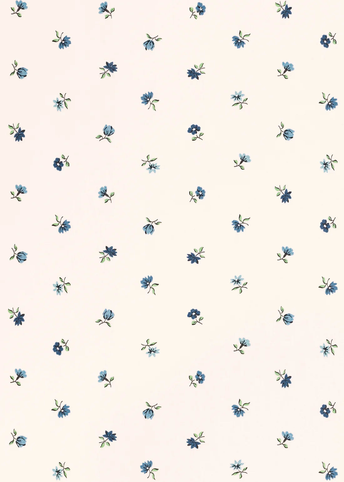 Petites Fleurs Wallpaper - Delft
