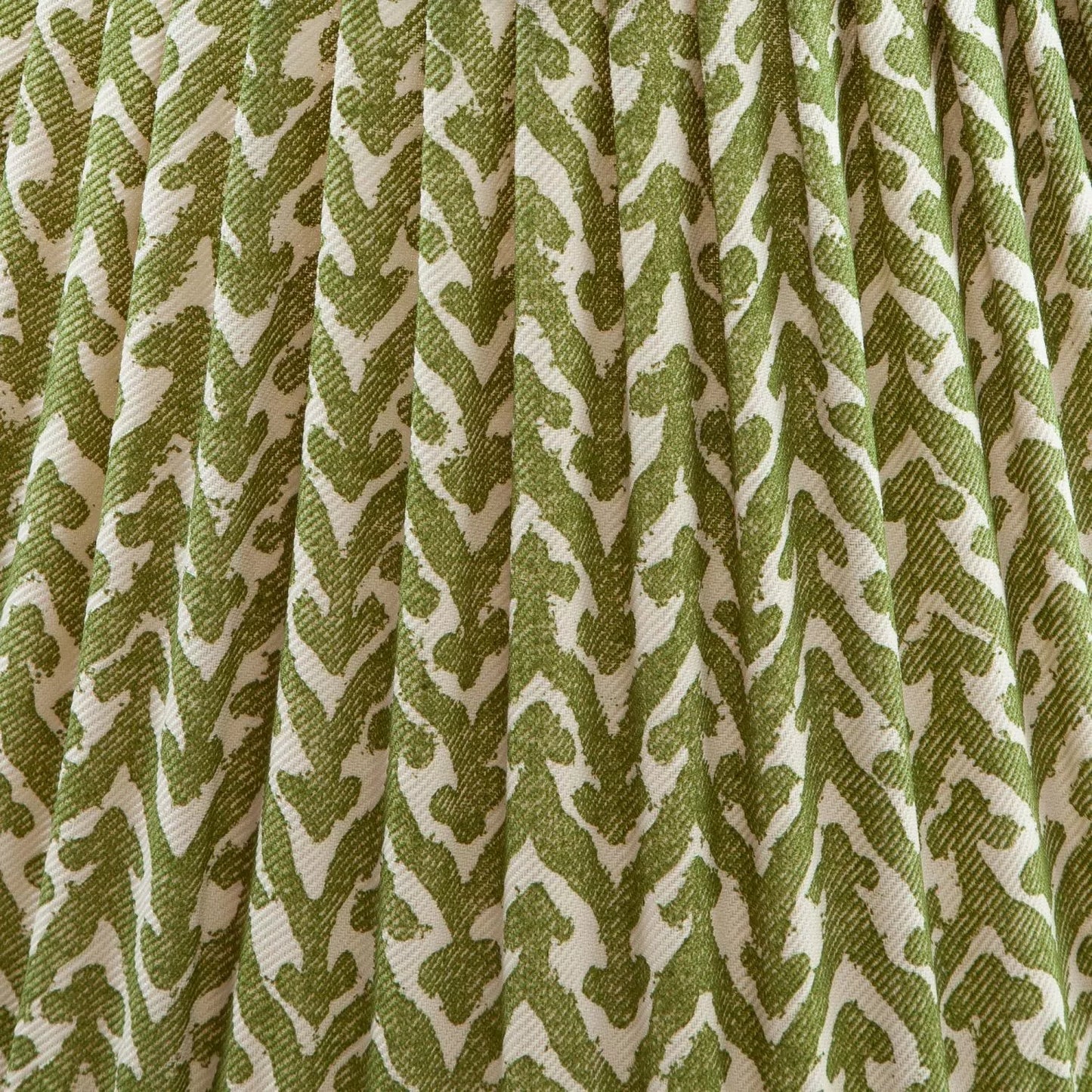 Rabanna Lampshade Fabric - Green