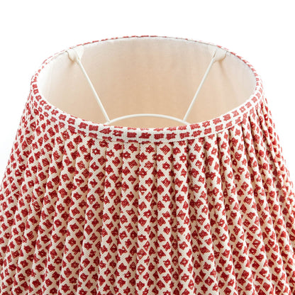 Round Lampshade in Red Marden