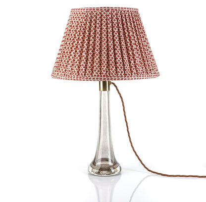 Lampshade in Red Marden Cotton