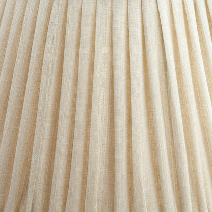 16 Inch Round Gathered Bedwyn Lampshade - Cream Moire