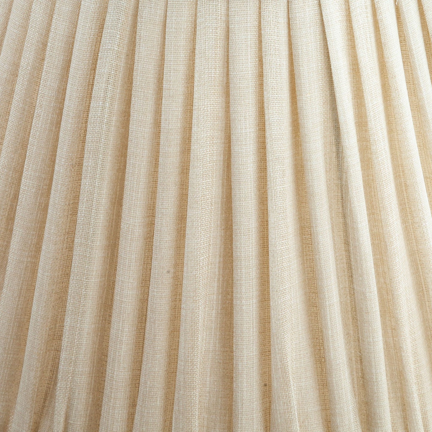 16 Inch Oval Gathered Bedwyn Lampshade - Cream Moire