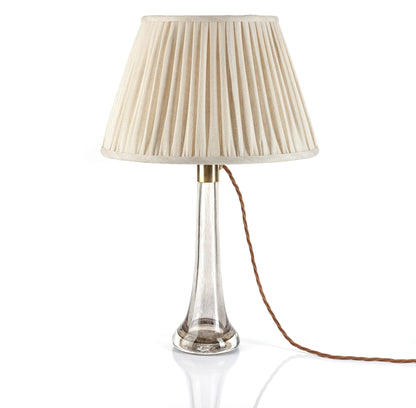 16 Inch Round Gathered Bedwyn Lampshade - Cream Moire