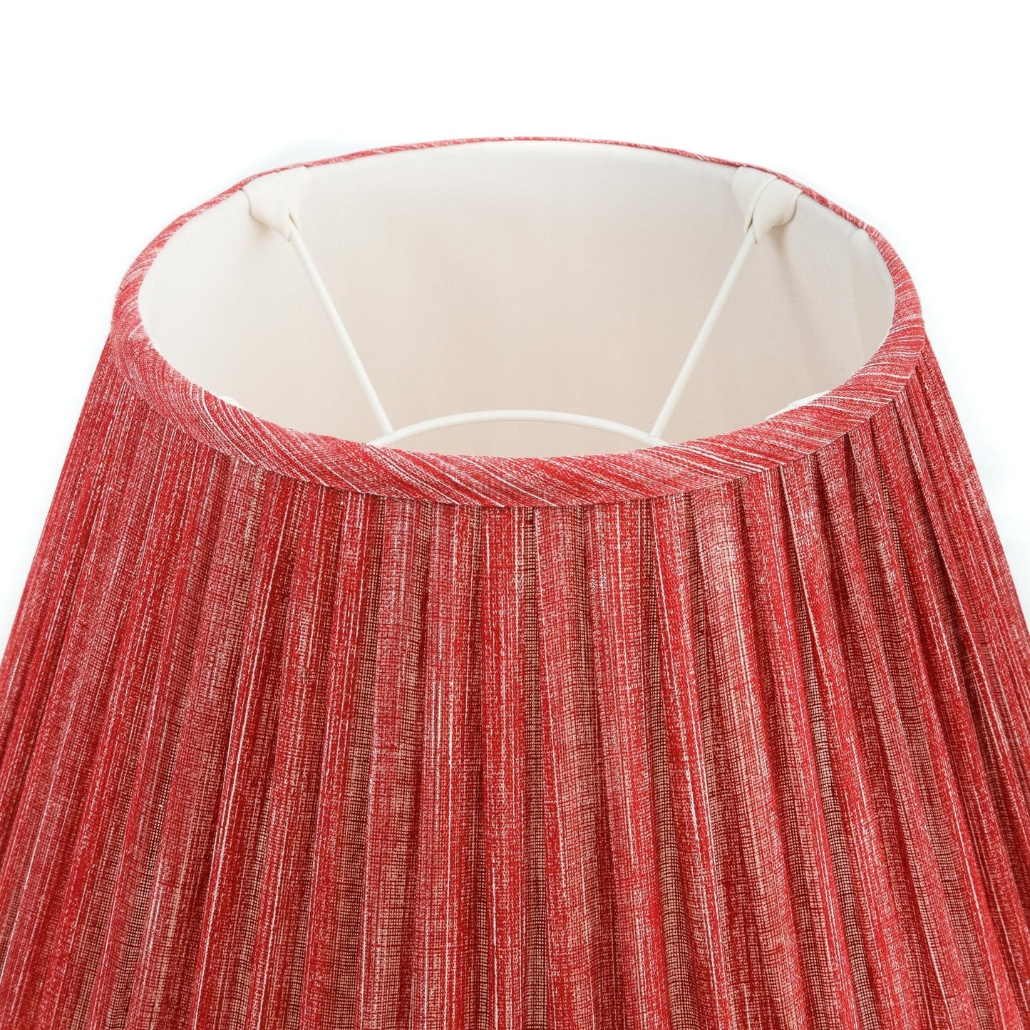 Lampshade in Carpet Slipper Plain Light Linen