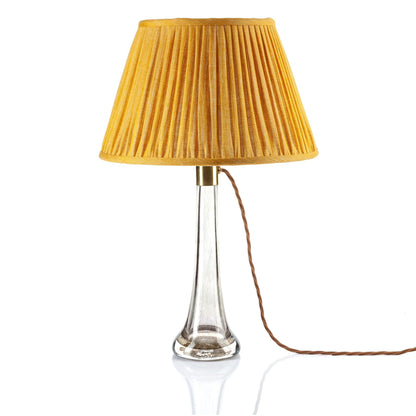 16 Inch Round Gathered Bedwyn Lampshade - Club Yellow