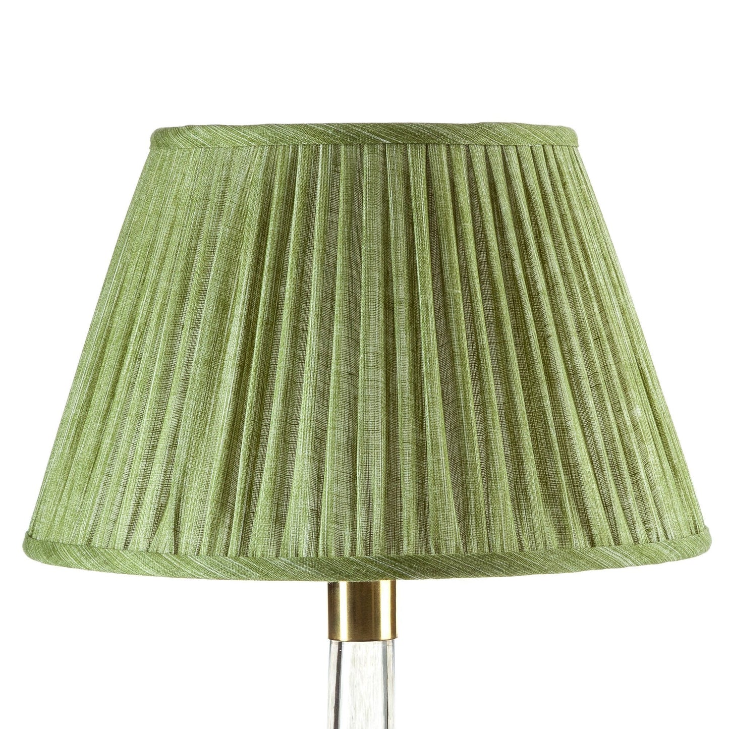 16 Inch Round Gathered Bedwyn Lampshade - Kintyre Green