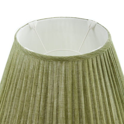 16 Inch Round Gathered Bedwyn Lampshade - Kintyre Green