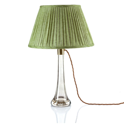 16 Inch Round Gathered Bedwyn Lampshade - Kintyre Green