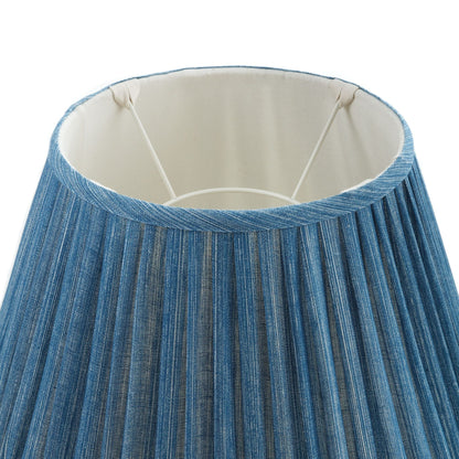 16 Inch Round Gathered Bedwyn Lampshade - Sacre Bleu