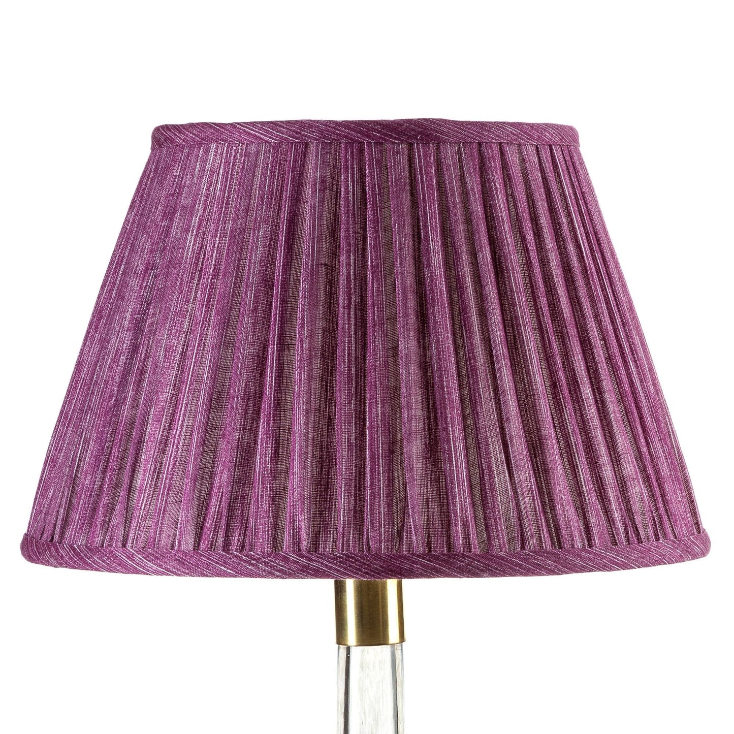 16 Inch Round Gathered Bedwyn Lampshade - Back To The Fuchsia