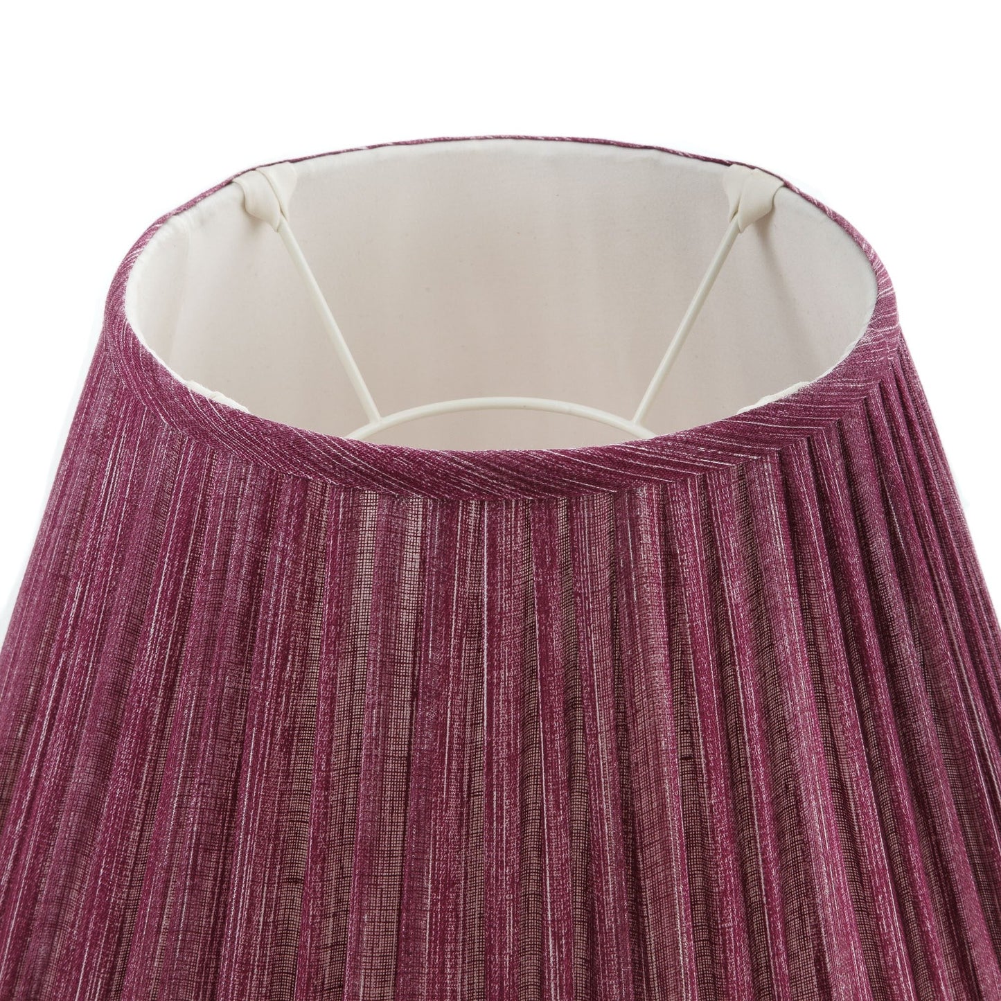 16 Inch Round Gathered Bedwyn Lampshade - Back To The Fuchsia
