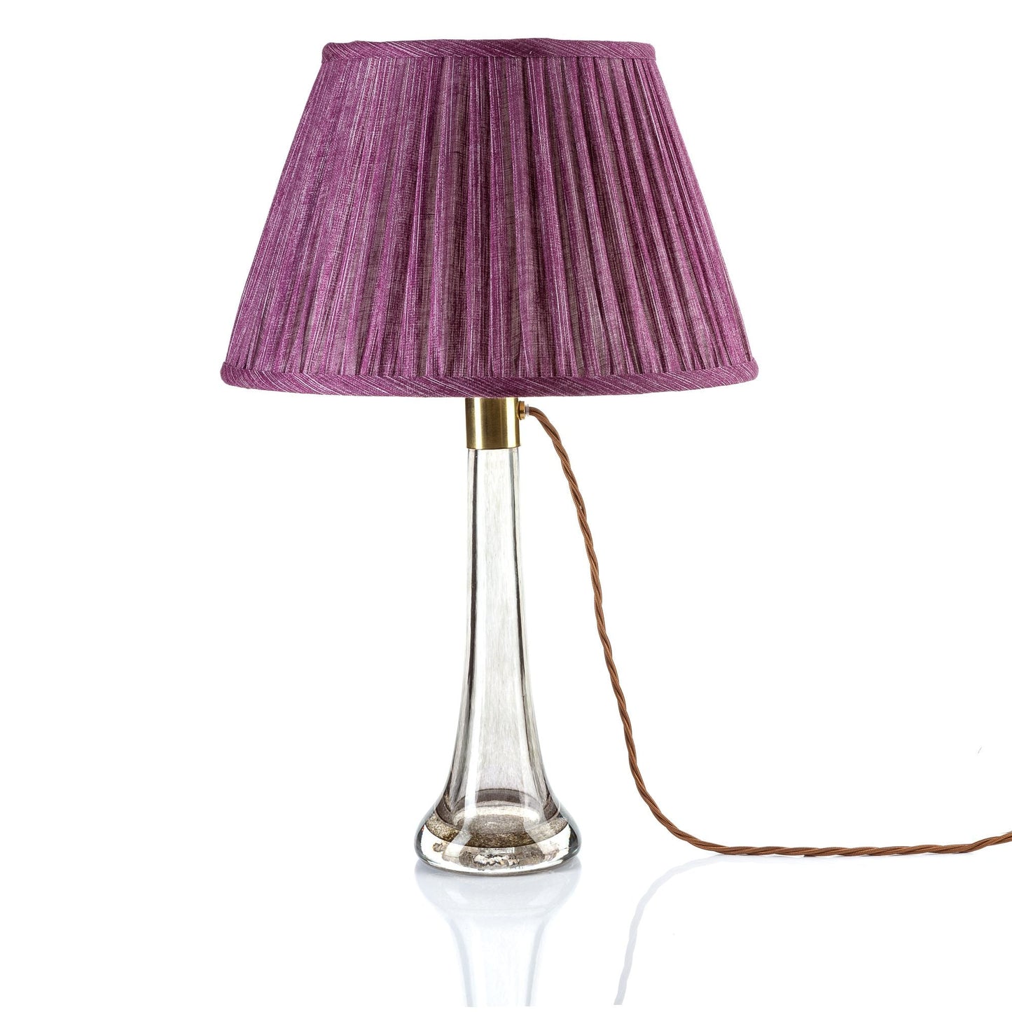 16 Inch Round Gathered Bedwyn Lampshade - Back To The Fuchsia
