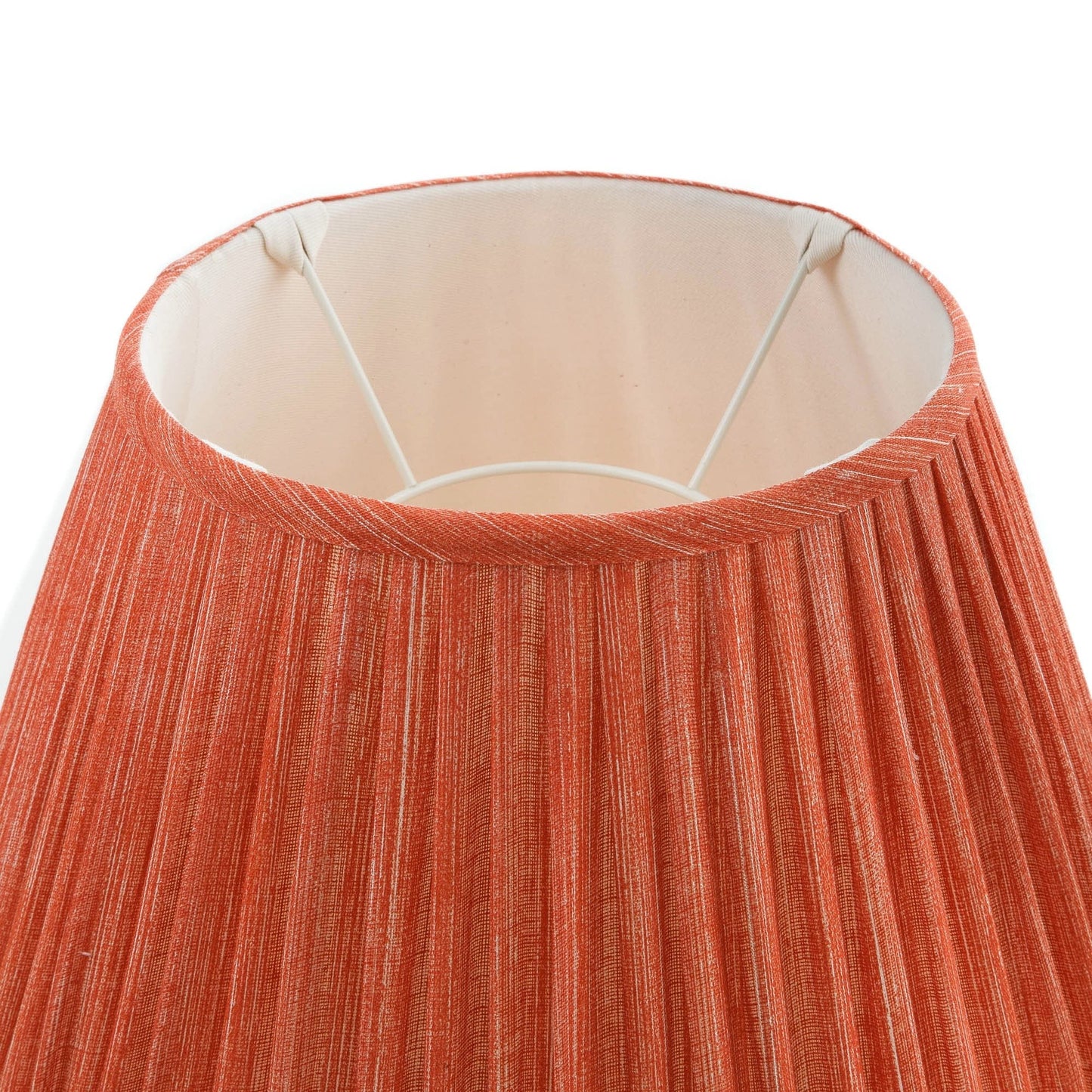 16 Inch Round Gathered Bedwyn Lampshade - Fresco