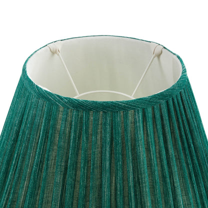 16 Inch Round Gathered Bedwyn Lampshade - Aventurine