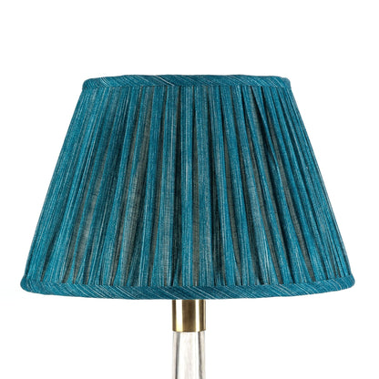 16 Inch Round Gathered Bedwyn Lampshade - Suede Shoes