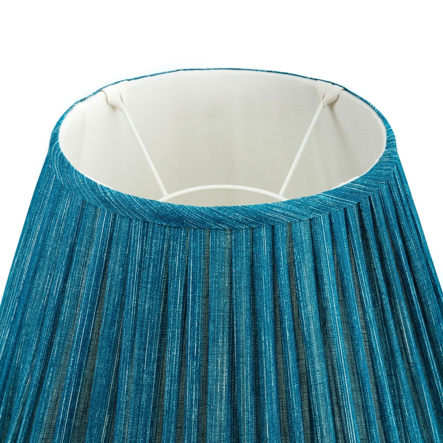 16 Inch Round Gathered Bedwyn Lampshade - Suede Shoes