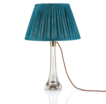 16 Inch Round Gathered Bedwyn Lampshade - Suede Shoes
